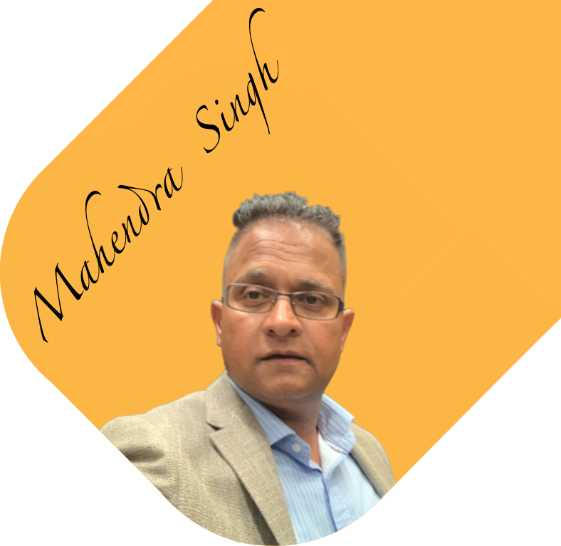 Portrait of Mahendra Singh